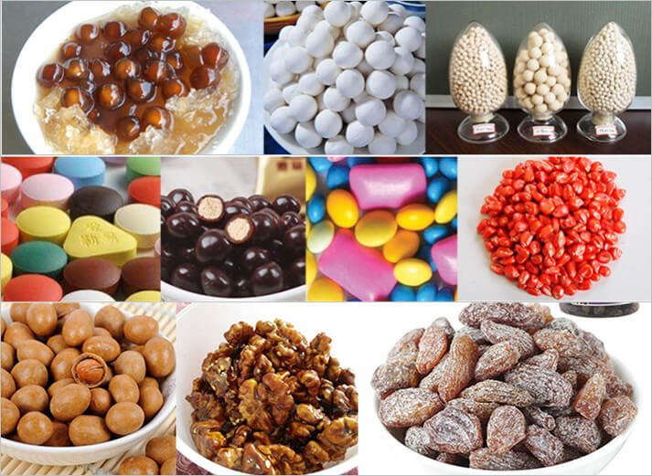Sugar coating machine what materials can be processed by this coating machine